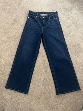 Quince Dark Indigo Wide-Leg Jeans